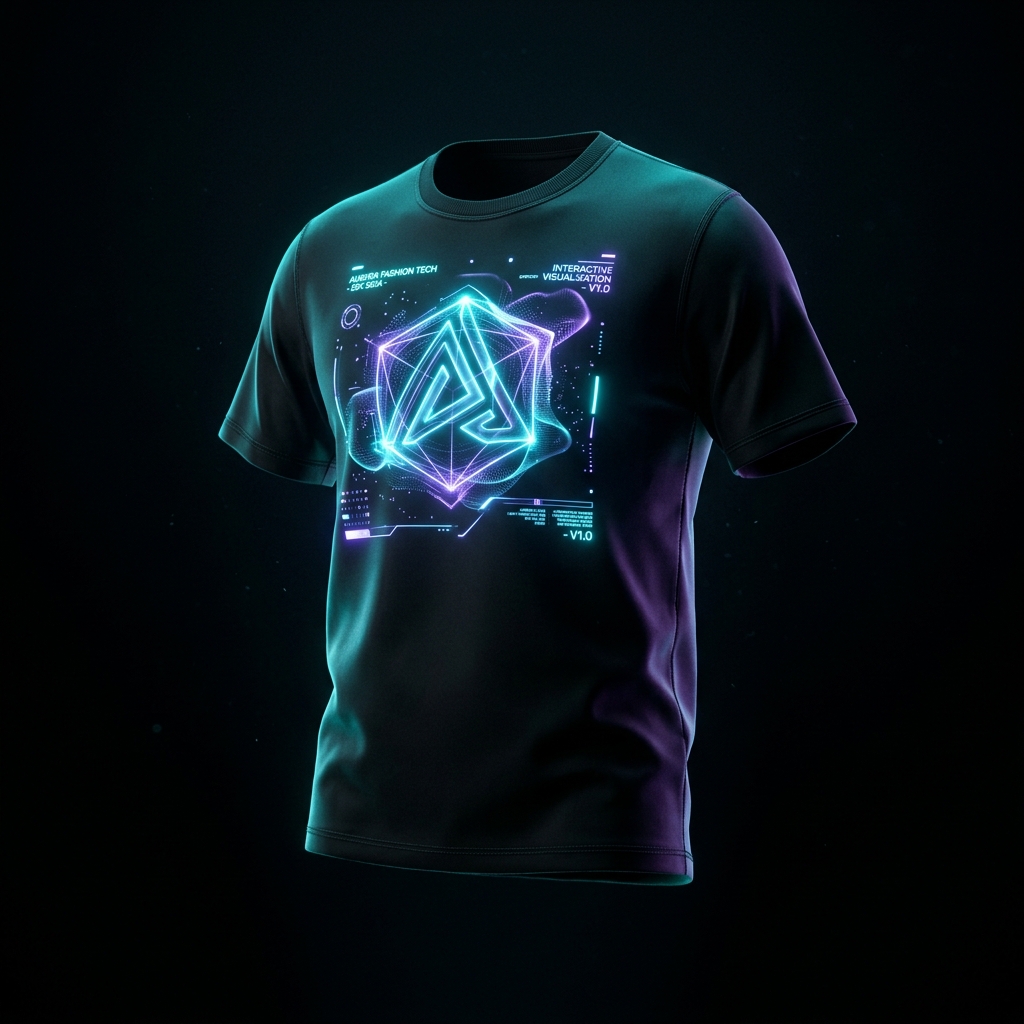 AI T-Shirt Customization Platform floating apparel mockup